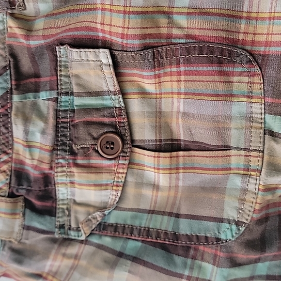 American Rag Size 13 Shorts Plaid pockets - Picture 6 of 7